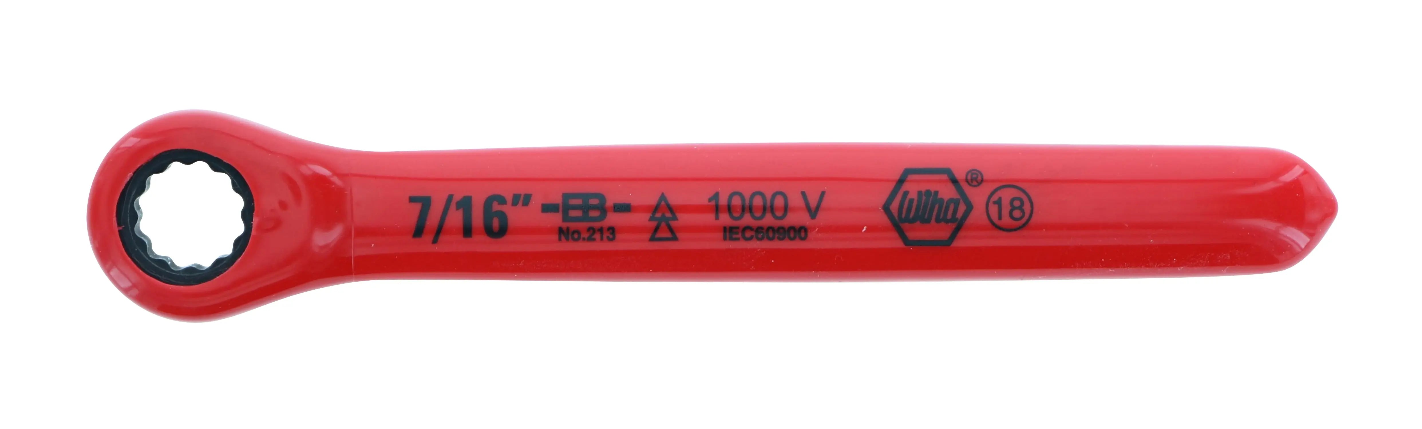 Wiha 21327, Insulated Ratchet Wrench 7/16" Wiha