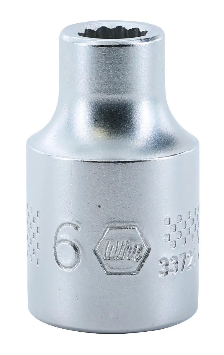 Wiha 33721, 3/8" Drive Socket, 12 Point, 6.0mm Wiha