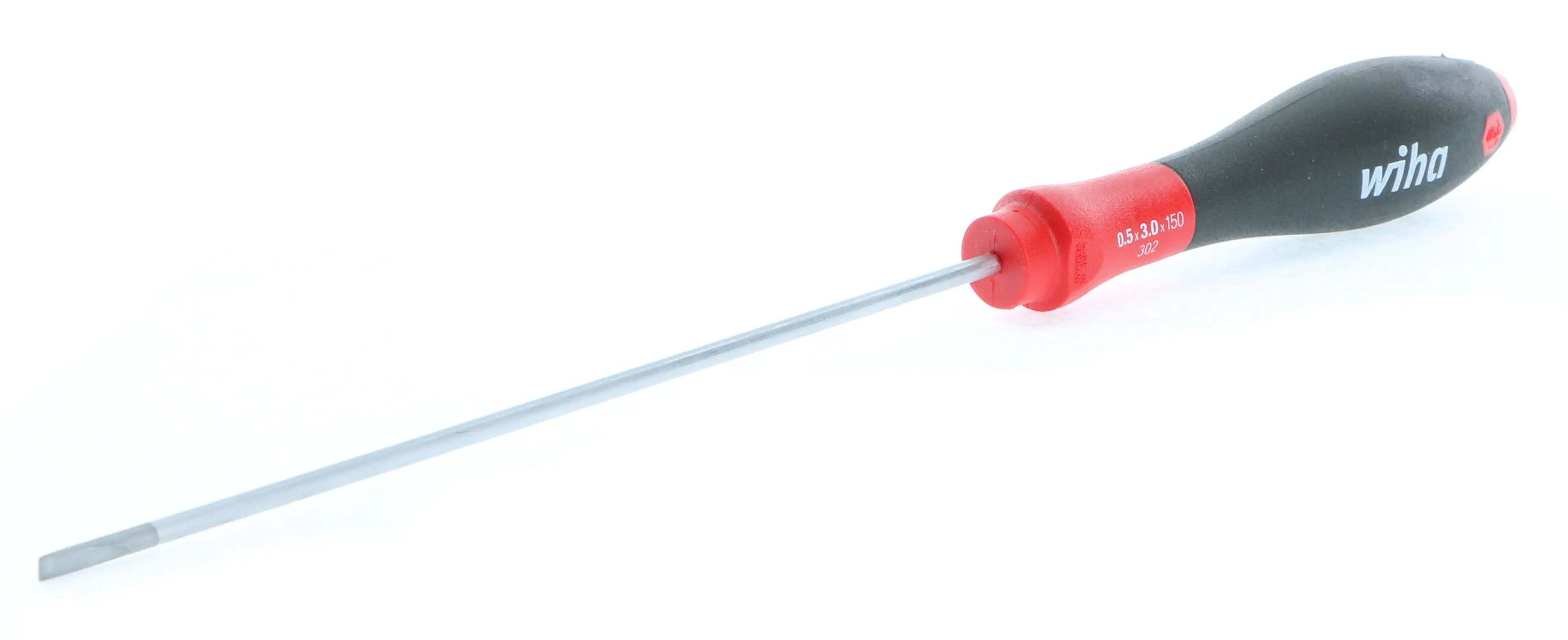 Wiha 30206, SoftFinish® Slotted Screwdriver 3.0mm Wiha