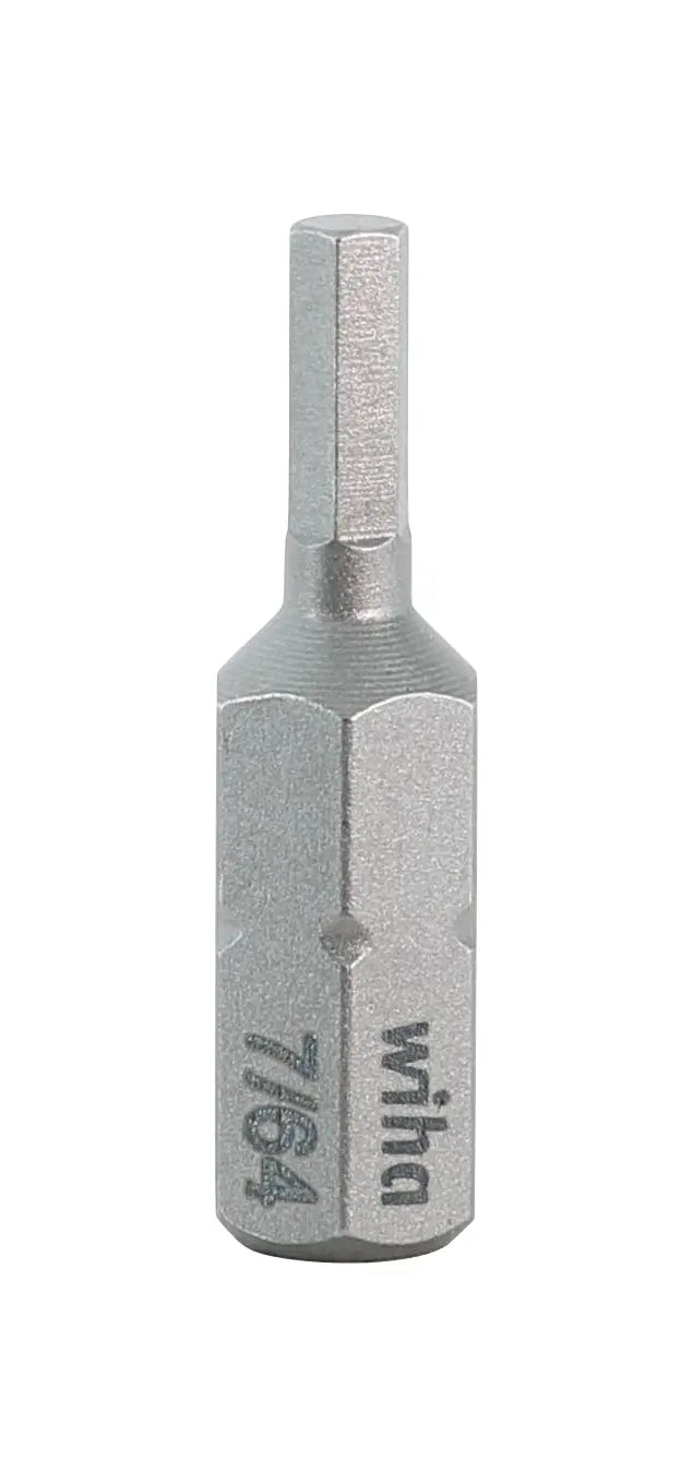Wiha 71333, Hex Inch Insert Bit 7/64 x 25mm Wiha