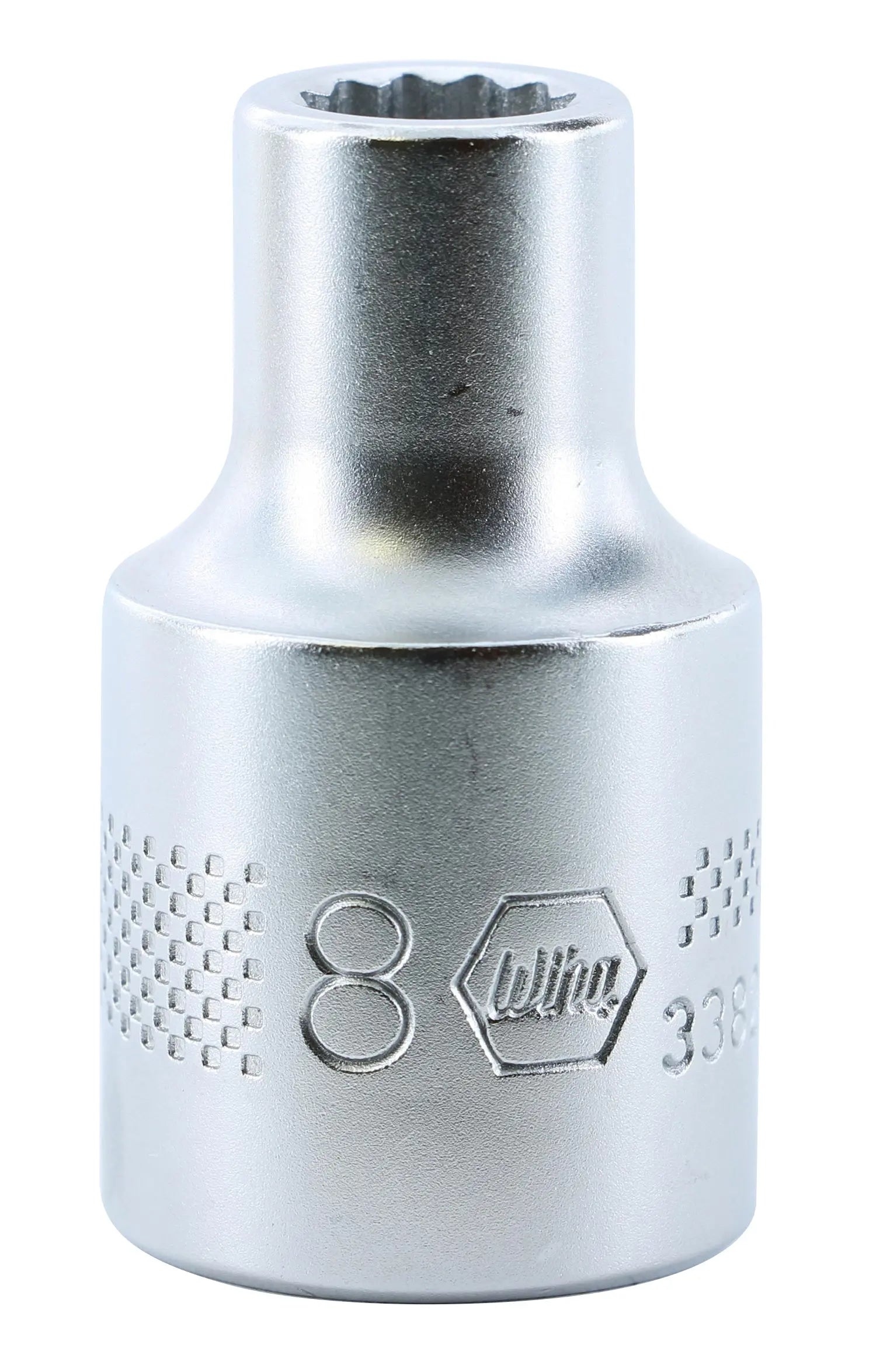 Wiha 33824, 1/2" Drive Socket, 12 Point, 8.0mm Wiha