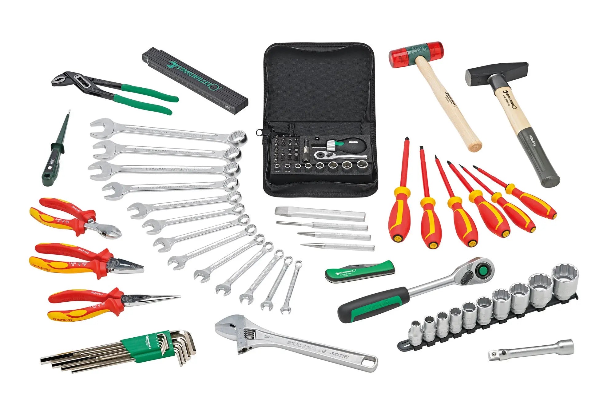 Stahlwille Set of 87 Assortment Tools with Case, 390mm Height - ST 98830183 Stahlwille