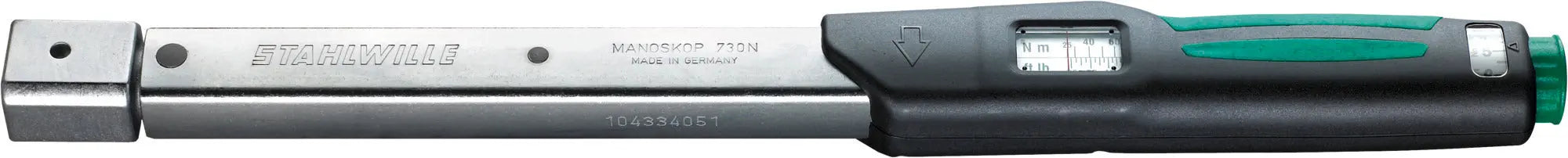 Stahlwille MANOSKOP Service Torque Wrench with Holder for Insert Tools, Size 12 - ST 50181012 Stahlwille