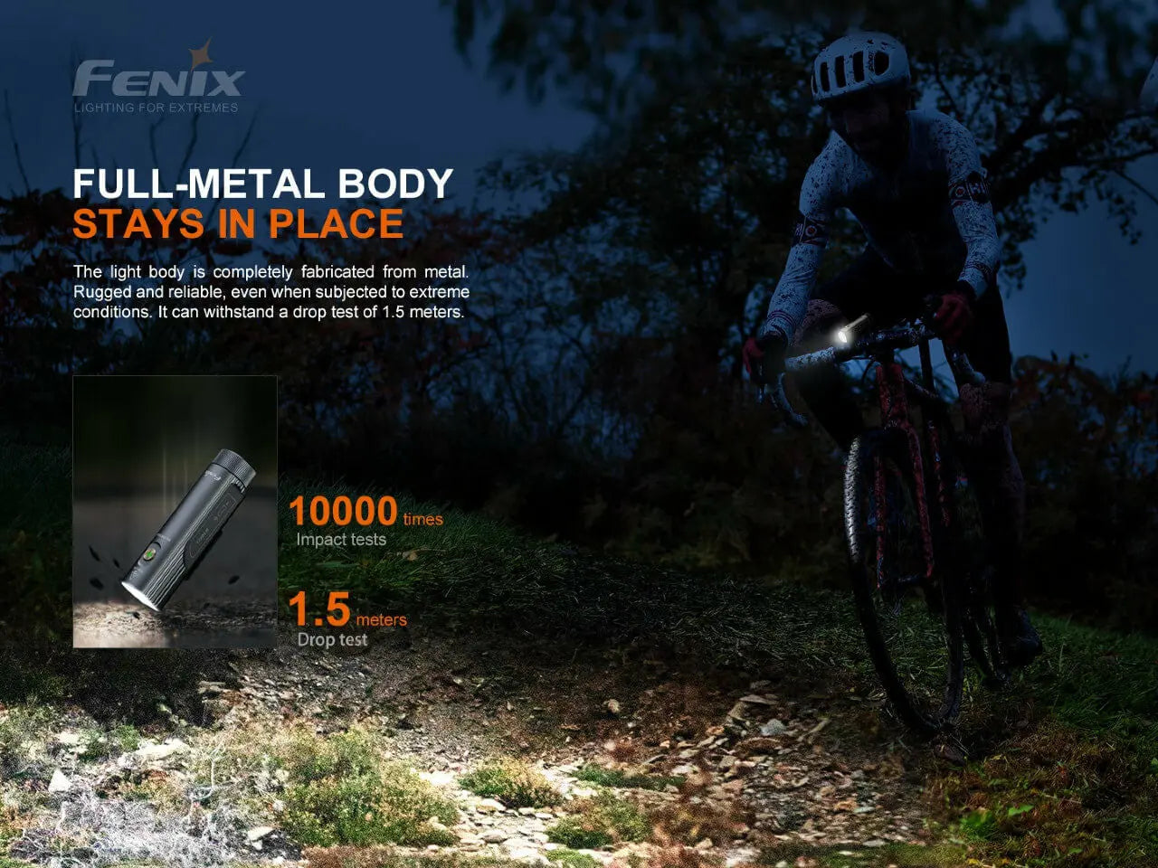 Fenix 1200 Lumen Rechargeable Bike Light - F FX-BC21RV3 Fenix