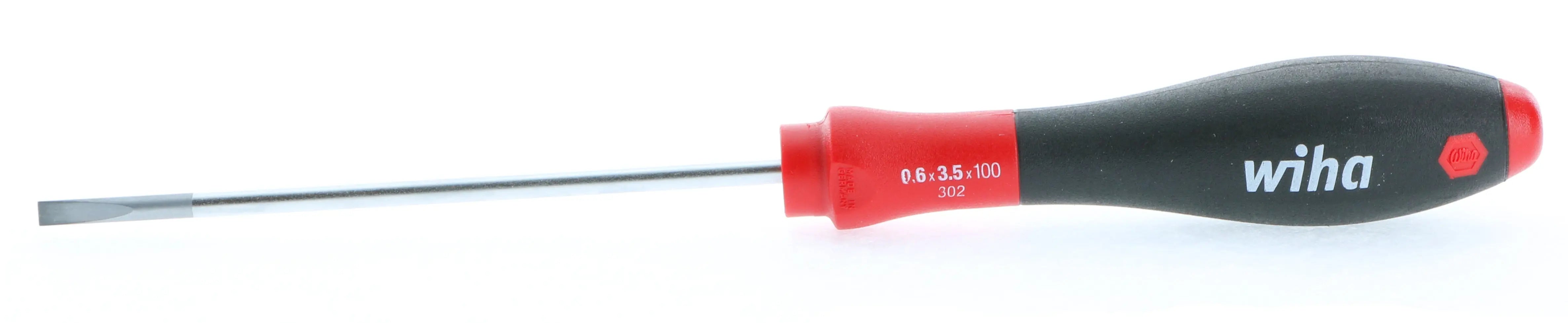Wiha 30210, SoftFinish® Slotted Screwdriver 3.5mm Wiha