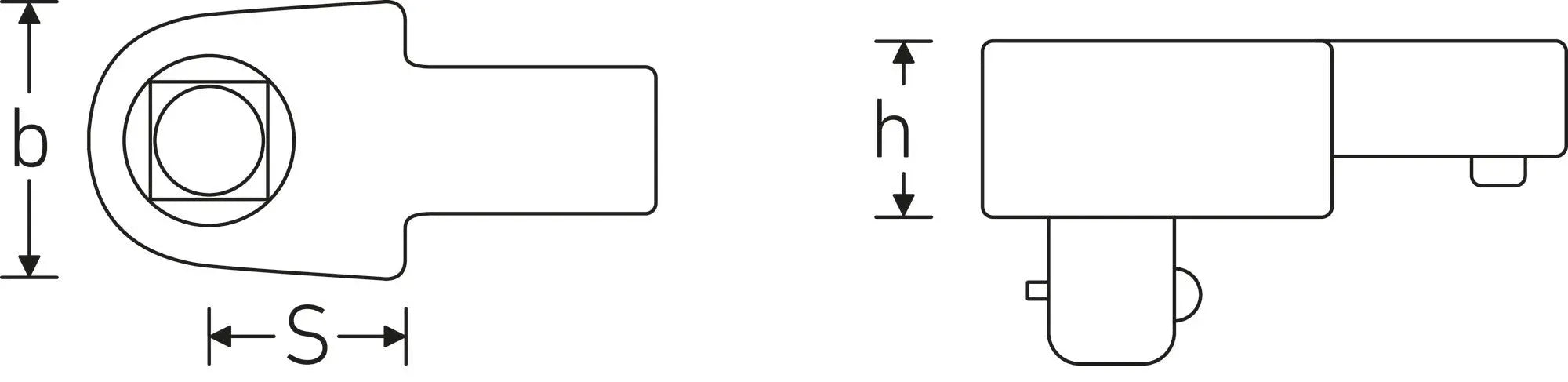 Stahlwille Square Drive Shell Tool, Size 4 - ST 58240004 Stahlwille