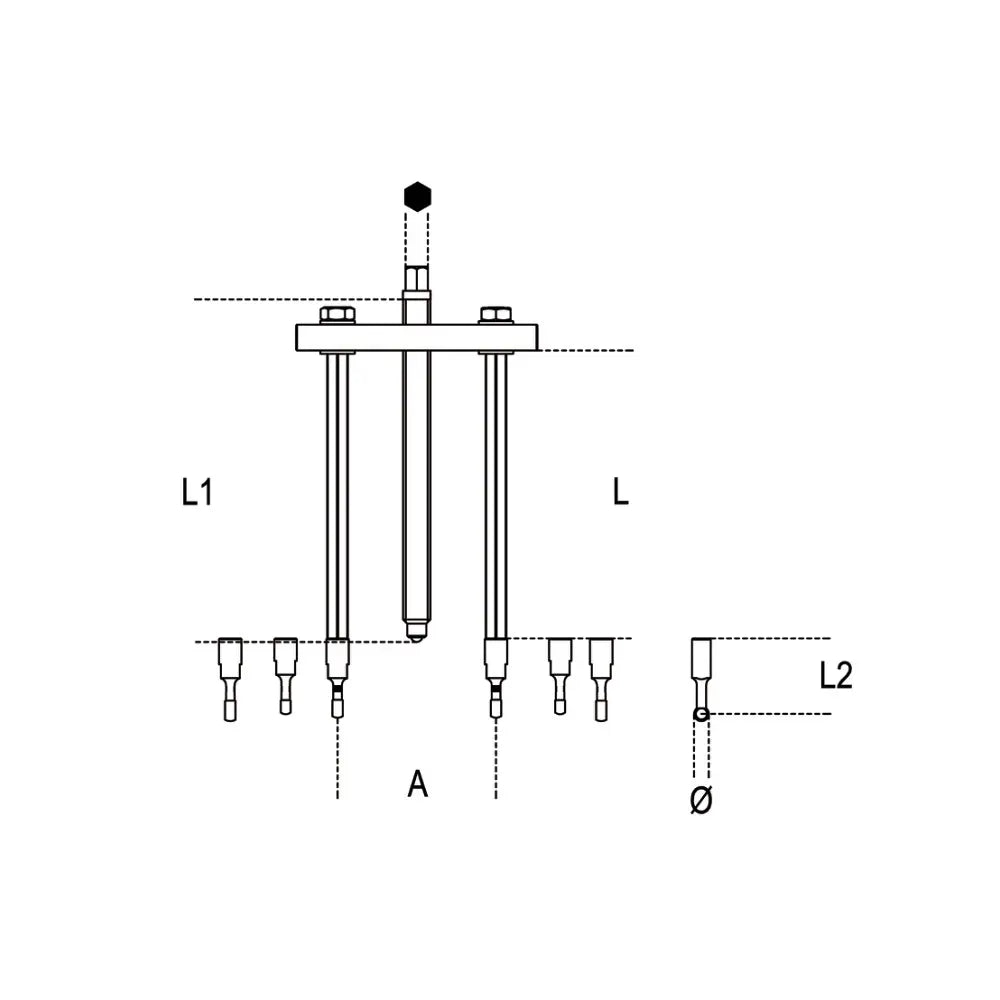 Beta Tools (Article# 1547/C6) Universal Ball Bearing Extractor - BT 15470006 Beta Tools