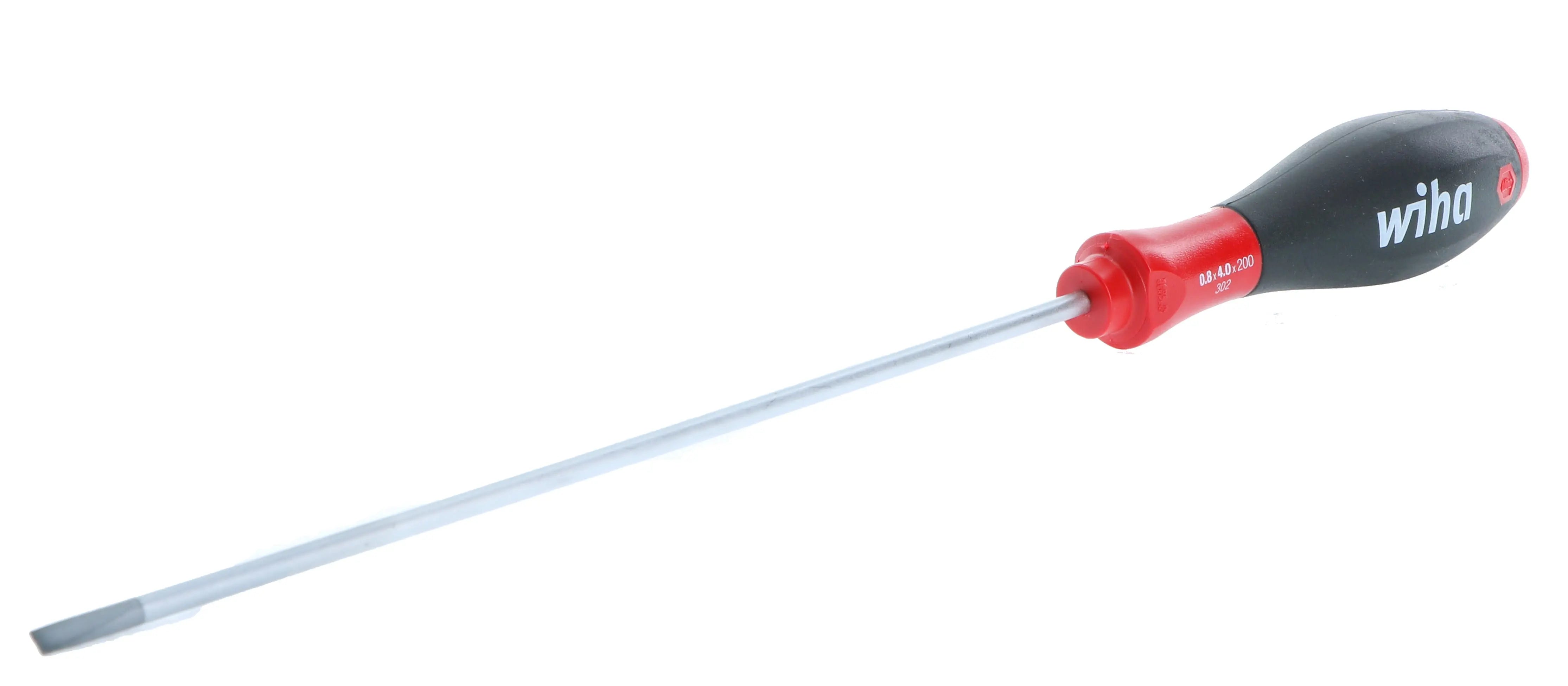 Wiha 30216, SoftFinish® Slotted Screwdriver 4.0mm Wiha