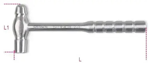 Beta Tools 1377INOX Stainless Steel Ball Pein Hammer, 12 oz - BT 013770634 Beta Tools