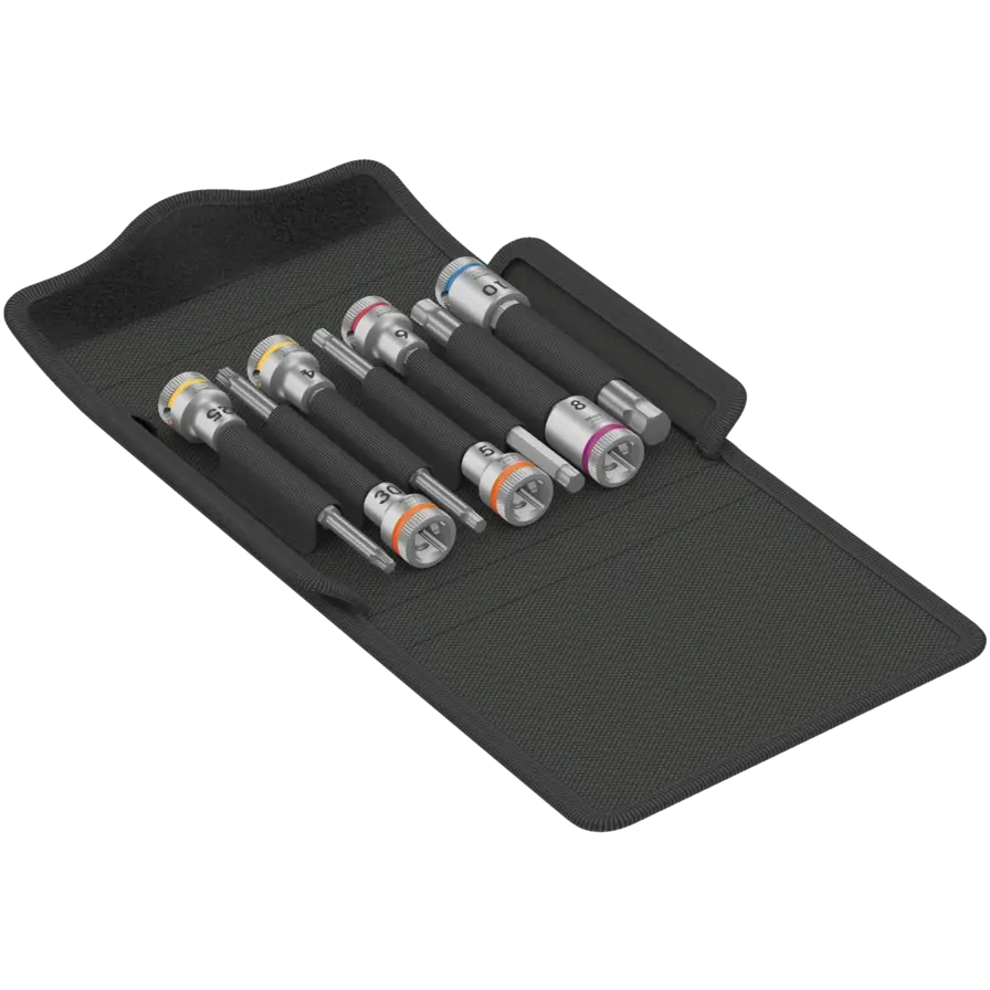 Wera Set of 7 Bicycle Bit Socket - WE 05004176001 