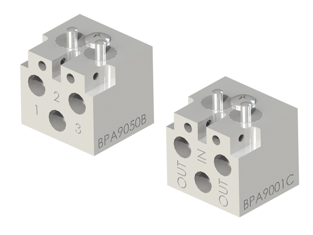Knight Global Pneumatic Control Handle, (4) Thumb Levers, (1) 2-Button, 3-Way Valves - KG BPA9310 Knight Global