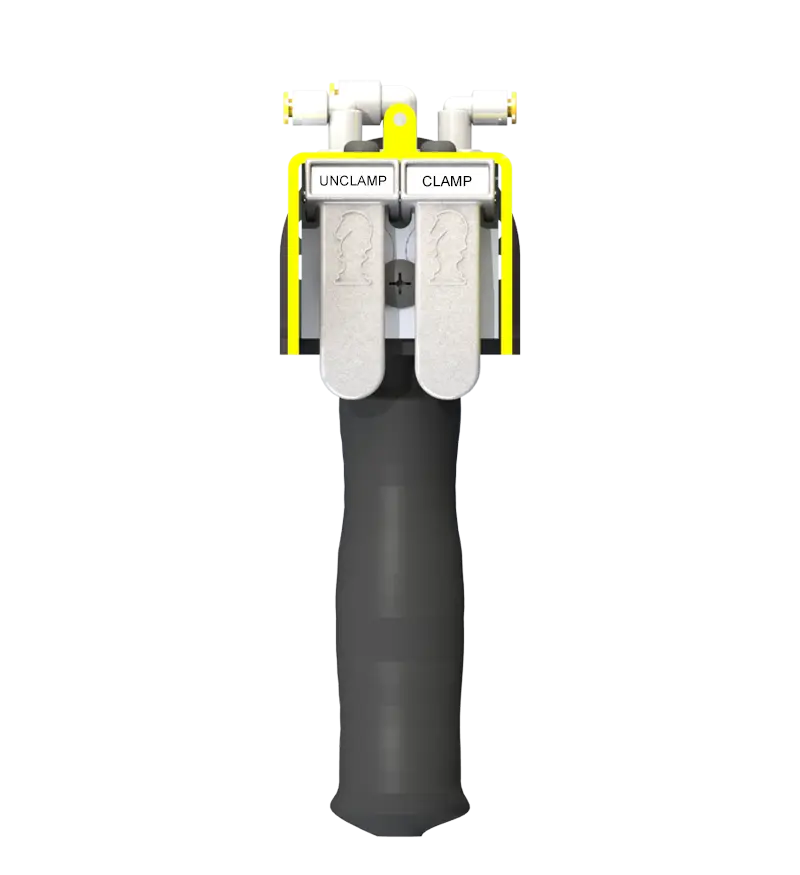 Knight Global Pneumatic Control Handle, (2) Thumb Levers, (1) 2-Button - KG BPA9100 Knight Global