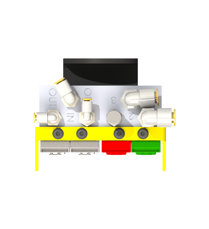 Knight Global Pneumatic Control Handle, (4) Thumb Levers, (1) 2-Button - KG BPA9130