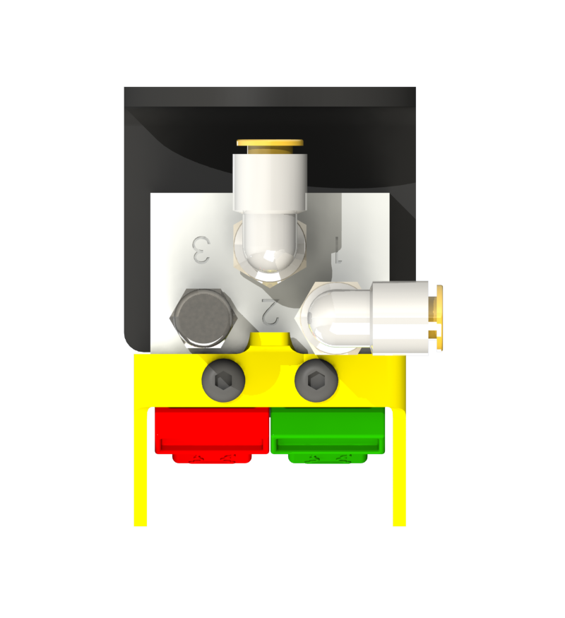 Knight Global Pneumatic Control Handle, (2) Thumb Levers, (1) 2-Button, 2-Way Valves - KG BPA9300