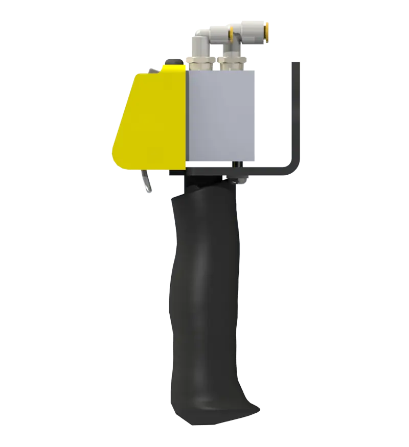 Knight Global Pneumatic Control Handle, (3) Thumb Levers, (1) 1-Button - KG BPA9410 Knight Global