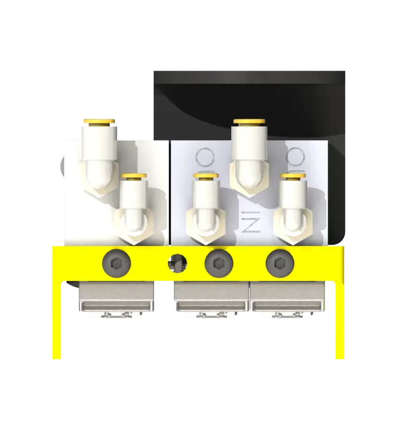 Knight Global Pneumatic Control Handle, (3) Thumb Levers, (1) 1-Button - KG BPA9410 Knight Global