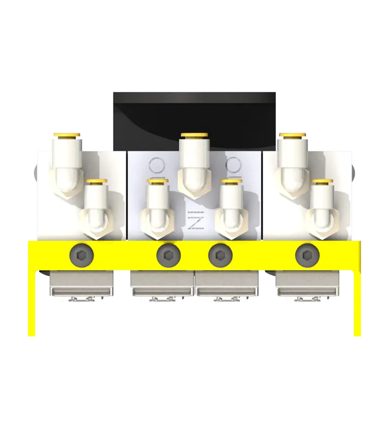 Knight Global Pneumatic Control Handle, (4) Thumb Levers, (2) 1-Button - KG BPA9414 Knight Global