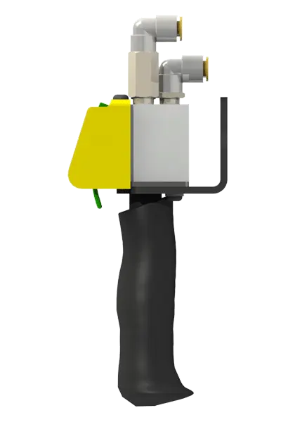 Knight Global Pneumatic Control Handle, (3) Thumb Levers, (1) 1-Button, 3-Way Valves - KG BPA9430 Knight Global
