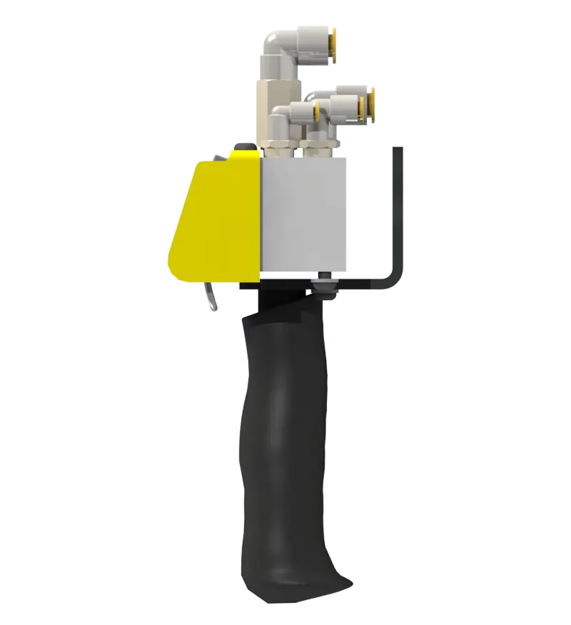 Knight Global Pneumatic Control Handle, (4) Thumb Levers, (1) 2-Button, 2-Way Valves - KG BPA9434 Knight Global