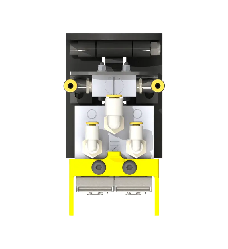 Knight Global Pneumatic Control Handle with Pneumatic Trigger, (2) Thumb Levers, (1) 2-Button - KG BPTA9100 Knight Global