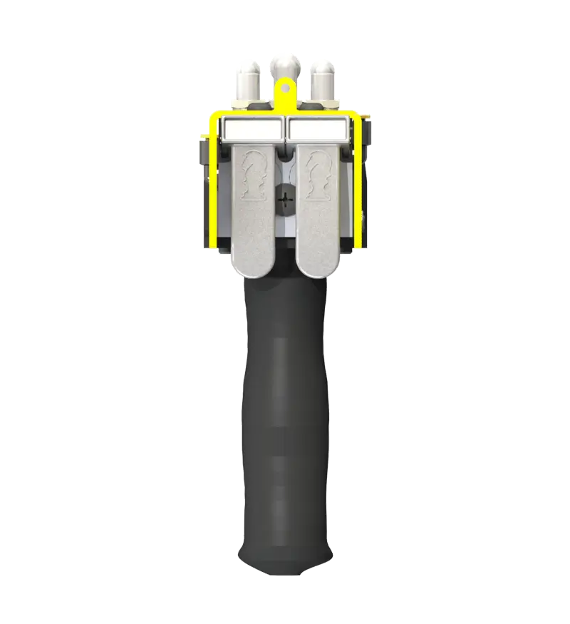 Knight Global Pneumatic Control Handle with Pneumatic Trigger, (2) Thumb Levers, (1) 2-Button - KG BPTA9100 Knight Global