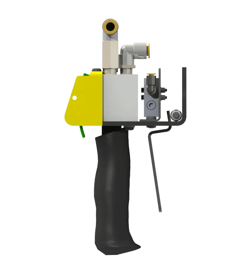 Knight Global Pneumatic Control Handle with Pneumatic Trigger, (2) Thumb Levers, (1) 2-Button, 2-Way Valves - KG BPTA9300 Knight Global