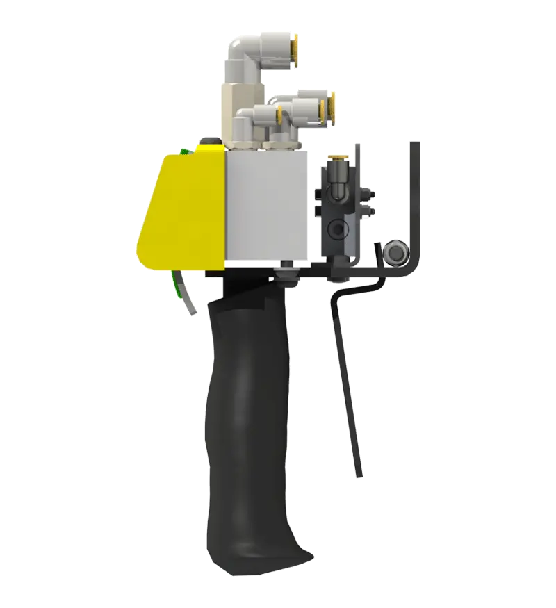 Knight Global Pneumatic Control Handle with Pneumatic Trigger, (4) Thumb Levers, (2) 1-Button - KG BPTA9434 Knight Global