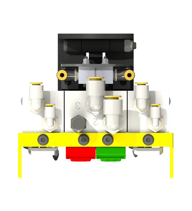 Knight Global Pneumatic Control Handle with Pneumatic Trigger, (4) Thumb Levers, (2) 1-Button - KG BPTA9434 Knight Global