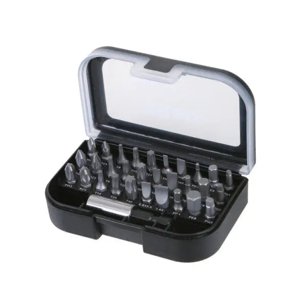 Beta Tools (Article# BW 860EA/31) Set of 30 Bits with Magnetic Bit Holder and Plastic Case - BT 008606992 