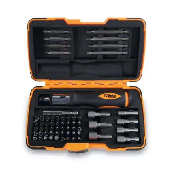 Beta Tools (Article# BW 861MIX/C62) Set of 60 Bits and 2 Accessories with Pocket-Size Case - BT 008616962 