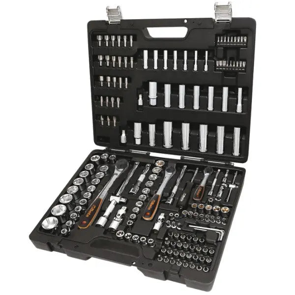 Beta Tools (Article# BW 903E/C170) Set of 74 Hexagon Sockets, 42 Bits, 30 Socket Drivers, 7 Offset Hexagon Key Wrenches and 17 Accessories Assortment Tools with Plastic Case - BT 009036070 