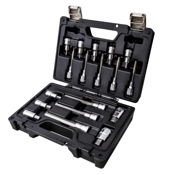 Beta Tools (Article# BW 923E-PE/C18) Set of 18 Sockets Drivers Assortment Tools for Hexagon Screws with Plastic Case - BT 009236028 