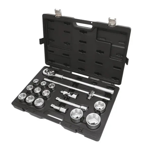 Beta Tools (Article# BW 928E/C17) Set of 12 Hexagon Sockets and 5 Accessories Assortment Tools with Plastic Case - BT 009286017 
