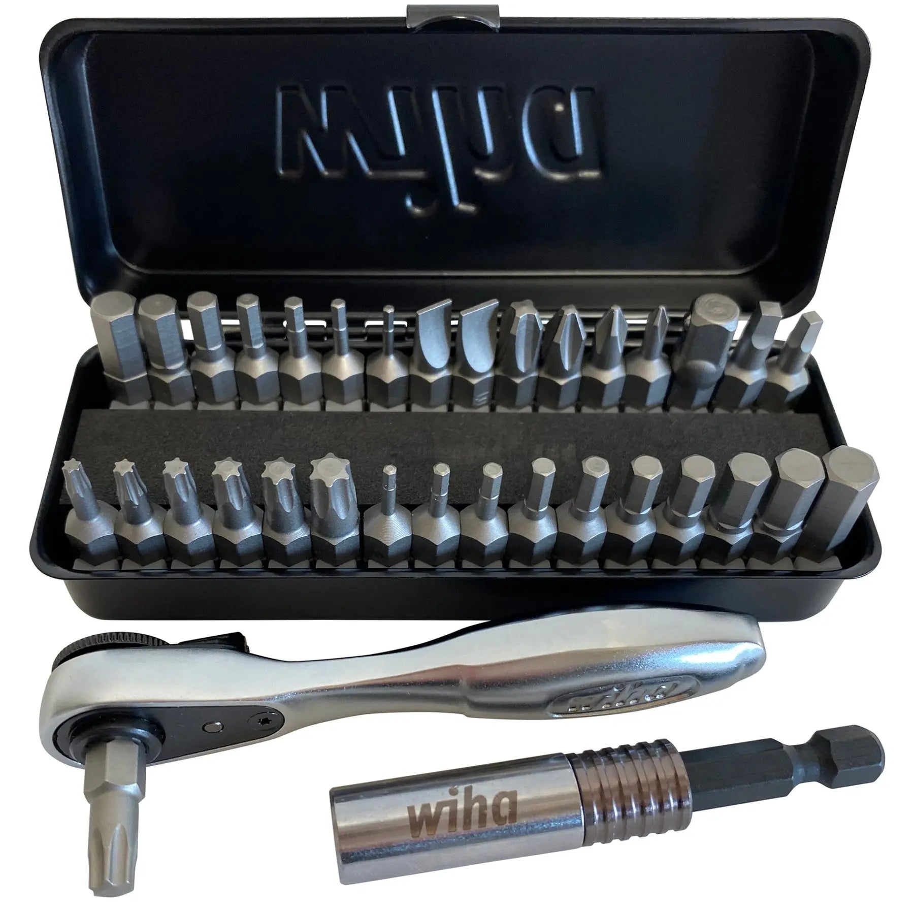 Wiha Set of 35 1/4 in Ratchet and Bit - WI 74996 Wiha