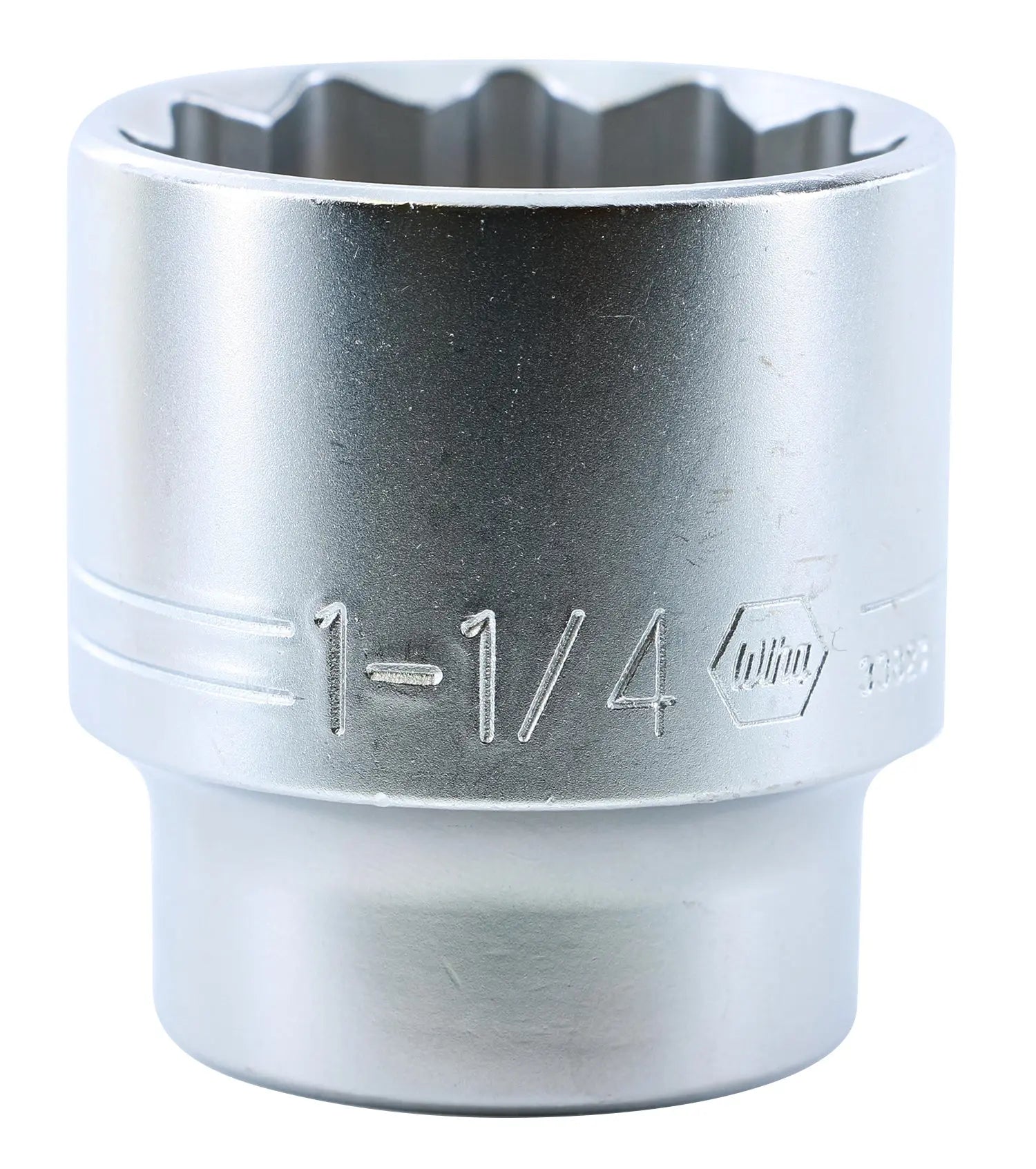 Wiha 33823, 1/2" Dr. Deep Socket, 12 Point, 1-1/4" Wiha