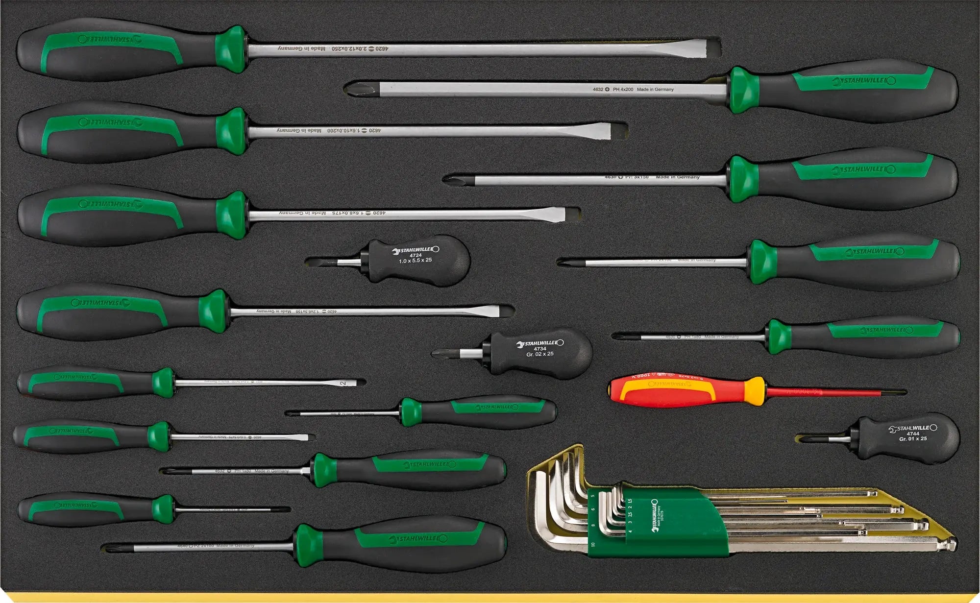 Stahlwille Set of 27 DRALL+ Screwdriver - ST 96831168 Stahlwille