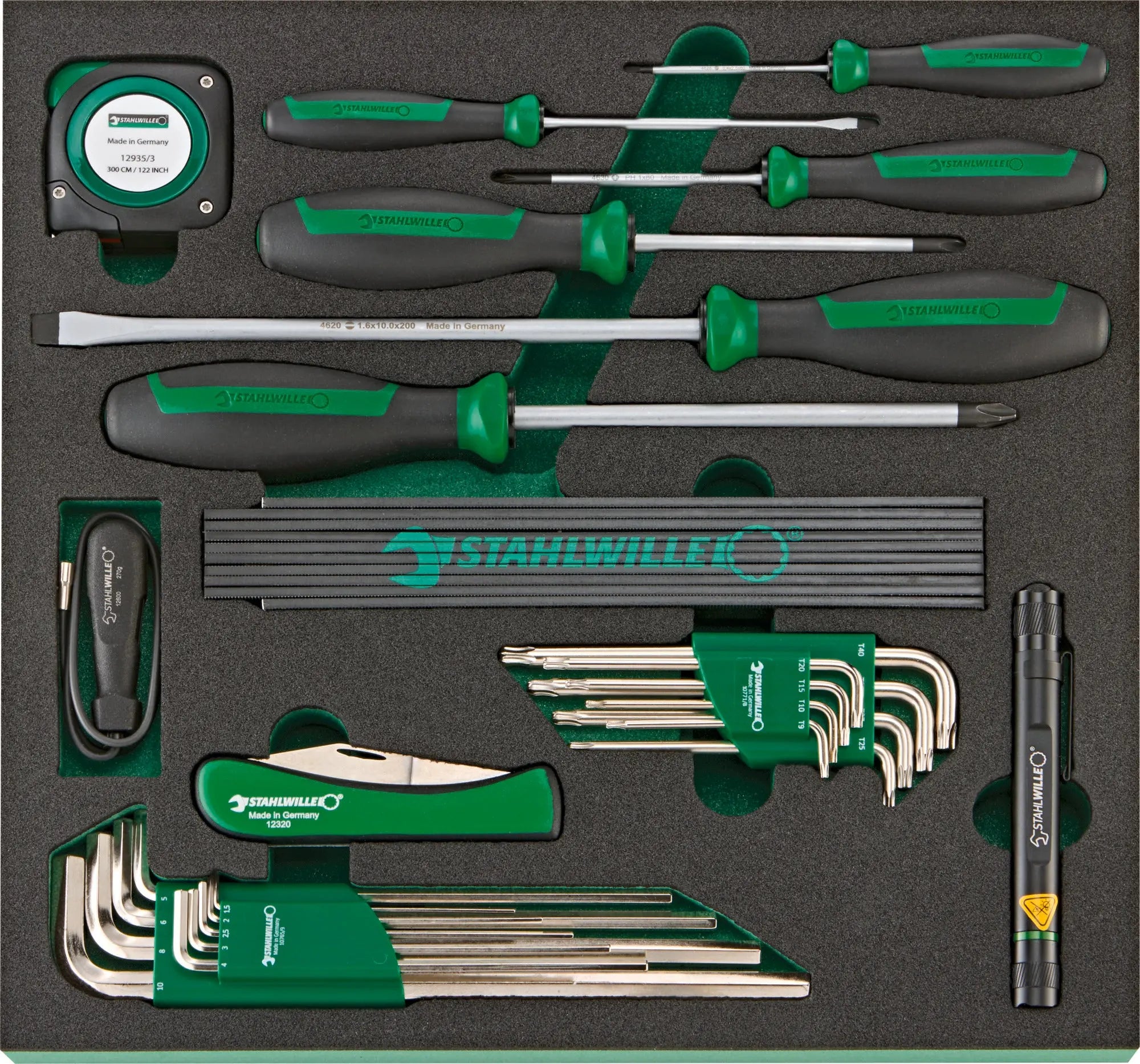 Stahlwille Set of 267 Assortment Tool with Workbench and TCS Insert - ST 98830181 Stahlwille