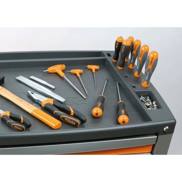 Beta Tools (Article# C39-8/G) Mobile Roller Cabinet with 8 Drawers - Gray - BT 39000042 Beta Tools