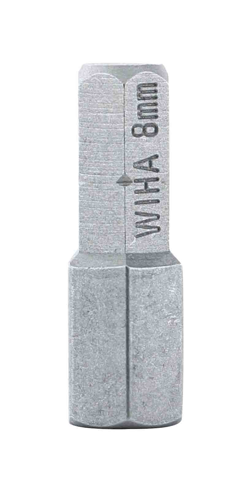 Wiha 71946, Security Hex Insert Bit 8.0 x 25mm Wiha