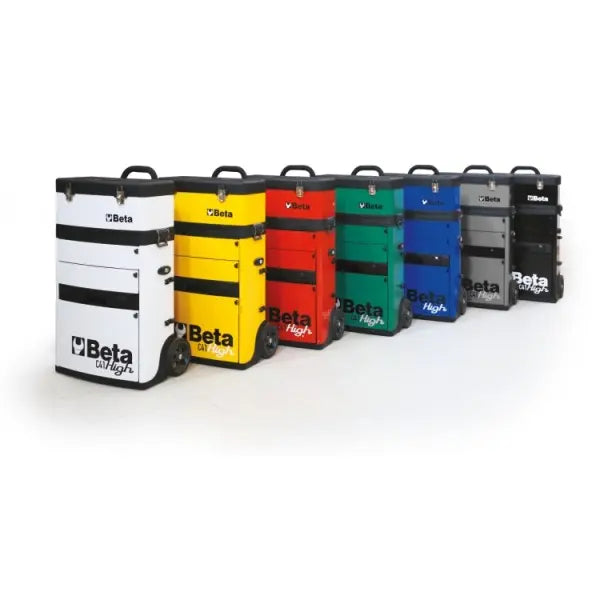 Beta Tools (Article# C41H-W) Two-Module Rolling Tool Chest - White - BT 41000021 Beta Tools