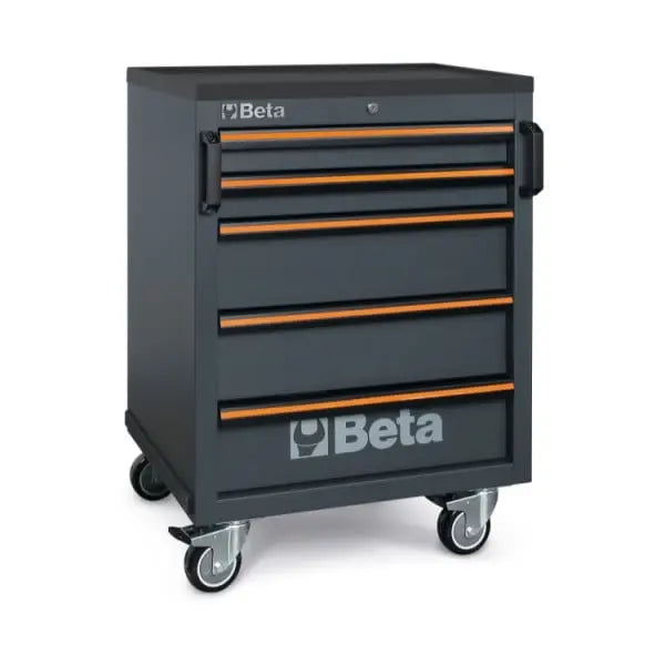 Beta Tools (Article# C45PRO 2.0 C5) 5-Drawers Mobile Roller Cab for Workshop Equipment Combination C45PRO 2.0 - BT 045000226 