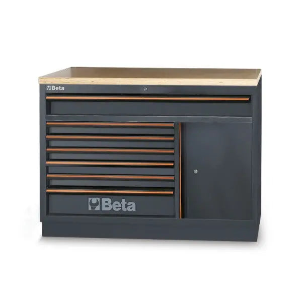 Beta Tools (Article# C45PRO 2.0 M7A/W) 7-Drawers Fixed Module for Workshop Equipment Combination C45PRO 2.0 - BT 045002171 