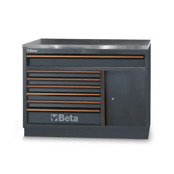 Beta Tools (Article# C45PRO 2.0 M7A/X) 7-Drawers Fixed Module for Workshop Equipment Combination C45PRO 2.0 - BT 045002161 