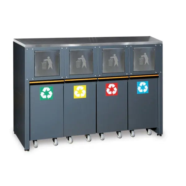 Beta Tools (Article# C45PRO 2.0 RD/X) Fixed Sorted Waste Collection Module for Workshop Equipment Combination C45PRO 2.0 - BT 045002241 