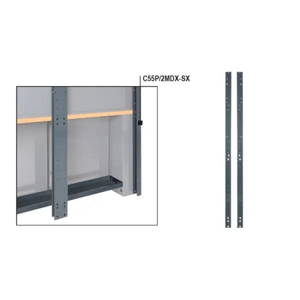 Beta Tools (Article# C55P/2MDX-SX) Set of 2 Right/Left Wall Uprights - BT 055000253 