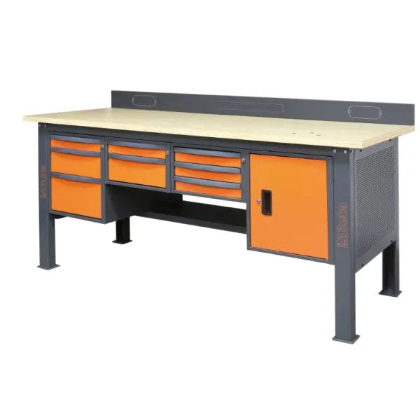 Beta Tools (Article# C58BAC 2,1) Anti-Fall Edge for Modular Workbenches C58BC, 2.1 m Long - BT 058000693 