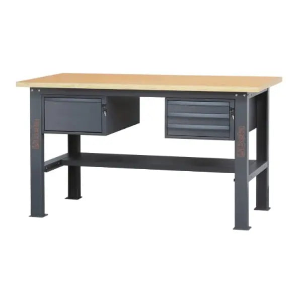 Beta Tools (Article# C58BC-W1,6 4C) 4-Drawers Workbench with Wood Worktop, 1.6 m Long - BT 058000612 