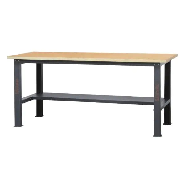 Beta Tools (Article# C58BC-W2,1) Simple Workbench with Wood Worktop, 2.1 m Long - BT 058000621 