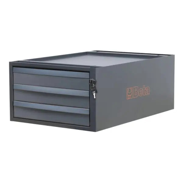 Beta Tools (Article# C58CS 3C) 3-Drawer Tool Chest for Modular Workbenches C58BC, 257mm High - BT 058000673 