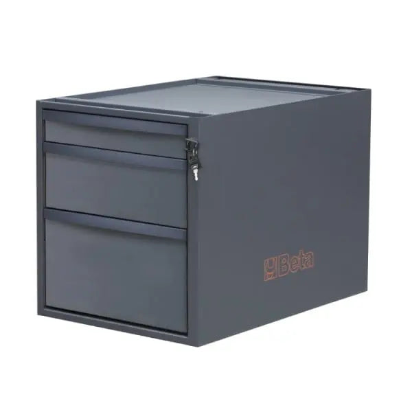 Beta Tools (Article# C58CSH 3C) 3-Drawer Tool Chest for Modular Workbenches C58BC, 479mm High - BT 058000682 